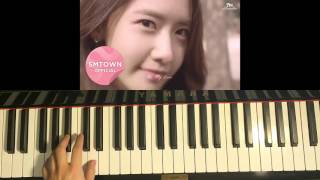 HOW TO PLAY - SNSD Yoona ft. 10cm - Deoksugung Stonewall Walkway (Piano Tutorial)