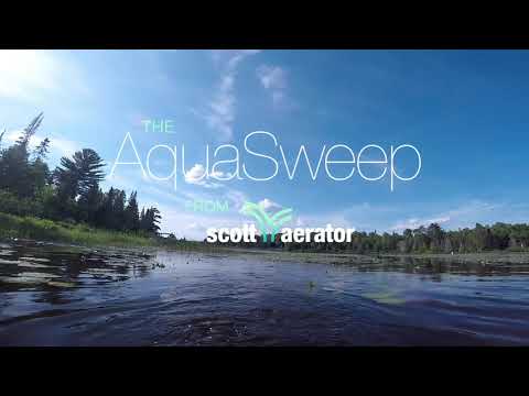 The Aquasweep from Scott Aerator — the original “Muck Mover”!