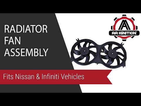 Radiator Fan Assembly - Fits Nissan & Infiniti Vehicles