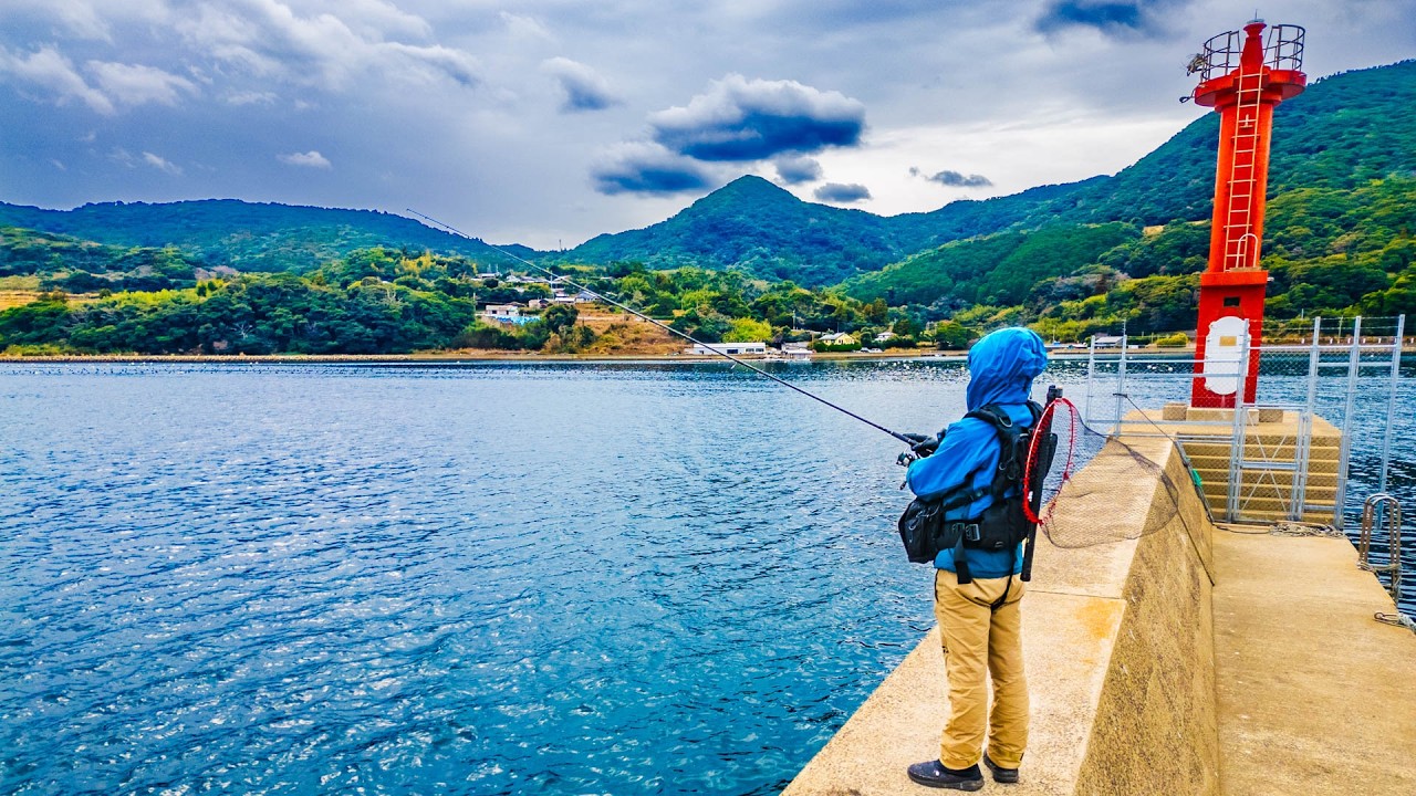 真冬の堤防でマダイが連発する、この釣りが面白い。