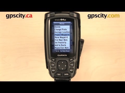Garmin GPSMAP 64 Series: Marking & Managing Waypoints with GPS City
