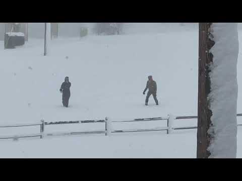 Mystery Snowshoe Couple in Loveland, Colorado