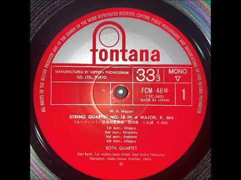 Mozart String quartet No.18 / Roth Quartet (1951)