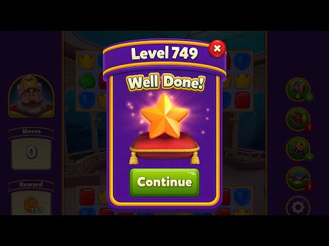 Royal Match - King Robert - Super Hard Level 749