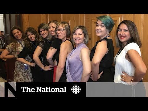 Women in B.C. Legislature 'bare arms' following dress code spat