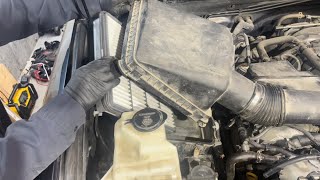2007-2021 Toyota Tundra Engine Air Filter Removal, Inspection And Installation Instructions