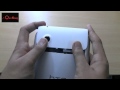 How To Open HTC Flyer Back Cover, Insert SIM ...