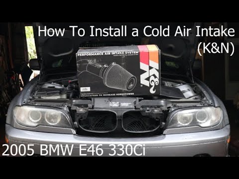 How to Install a K&N Cold Air Intake | BMW e46 330Ci
