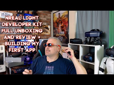 Nreal Light Developer Kit Full Unboxing And Review + Building My First App Tutorial