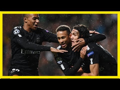 Psg-strurmtrio neymar, edinson cavani und kylian mbappé