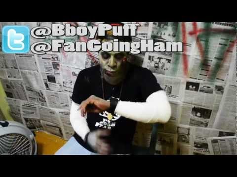 Back Den E Booth Behind The Scenes ( Bboy Puff aka FAN )