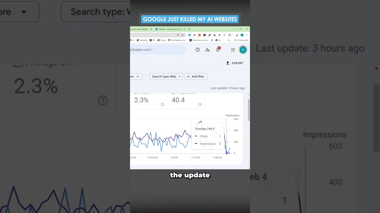 Google Just Nuked My AI Websites (Again)  #google #seo #website