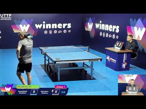 Ratushniak Vladislav - Sarmatov Aleksey. WINners. CUP Table Tennis 7 10.01.2021 12:15