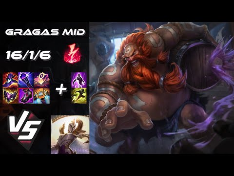 MID Gragas vs Kayle - EU Grandmaster Patch 25.S2.6