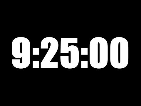 9 HOUR 25 MINUTE TIMER • 565 MINUTE COUNTDOWN TIMER ⏰ LOUD ALARM ⏰