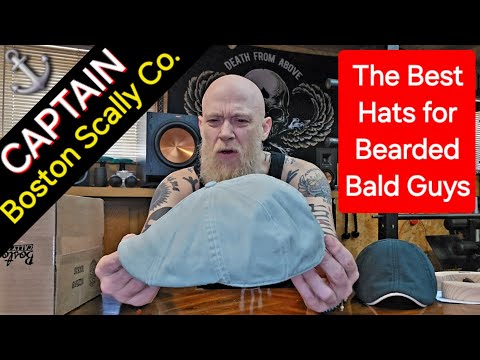 The BEST Hats for Bearded Bald Guys - Boston Scally Co. - 'Captain' Review