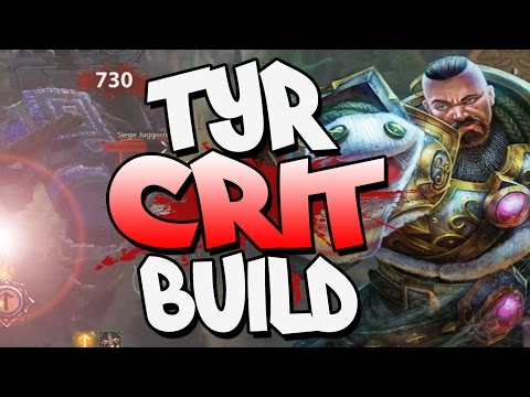 Smite: Crit Damage Tyr Build - WHAT THE TEAMS NEEDS BUT DOESN'T DESERVE