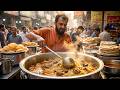USD 1 ONLY NON STOP PAKISTANI STREET FOOD CHANAY CHAWAL SAAG PARATHA STREET FOOD PAKISTAN