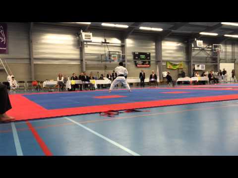 SKIF Belgium National Championship 2014 - Kata Unsū - Kei Yamagata - Second place