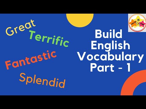 #englishvocabulary   Build English Vocabulary Part - 1 Seven ways to say Excellent