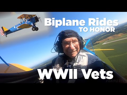 Dream Flights takes WWII Vets for Stearman rides
