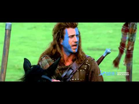 Nunca podran quitarnos nuestra libertad HD (Audio latino) Corazon Valiente - Braveheart