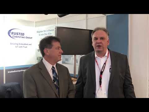 Rich Nass talks talks with Guenter Fischer about Trusted Computing Group at electronica 2018