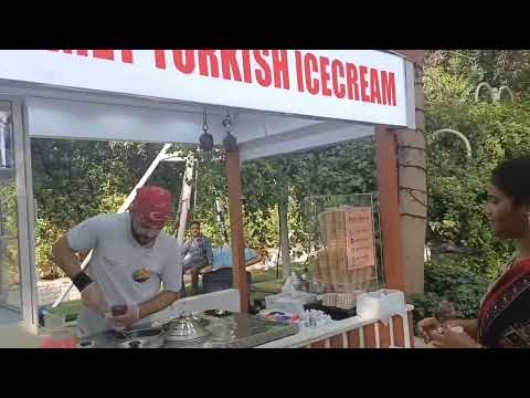 Turkish ice cream at Miracle Garden Dubai • living the reel life • ☺️🧿