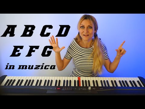 Notele muzicale ABCDEFG - folosite in muzica POP / JAZZ  #lectiidepian - Resurse Educatie muzicala