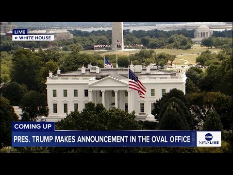 LIVE: President Trump makes announcement in the Oval Office