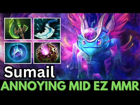 Sumail [Puck] Mid Aggressive Outplay Enemy with Right Click Dota 2