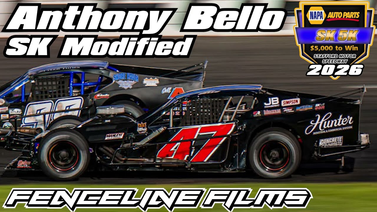 Anthony Bello SK Modified Stafford Speedway Napa Auto Parts SK 5K 2026