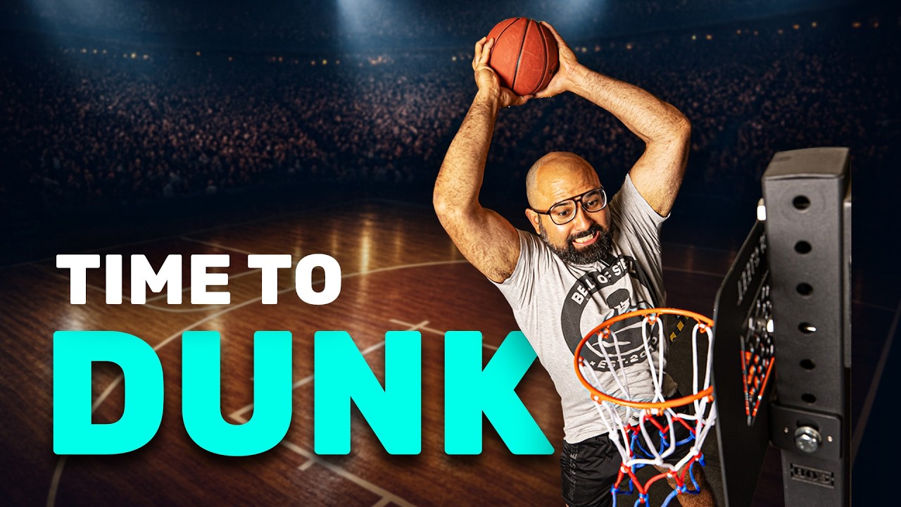 Rack Attached Basketball Hoop w/ Ball Overview Thumb