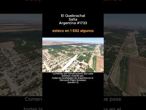 El Quebrachal, Salta desde el Microsoft Flight Simulator #elquebrachal #salta #argentina #msfs2024