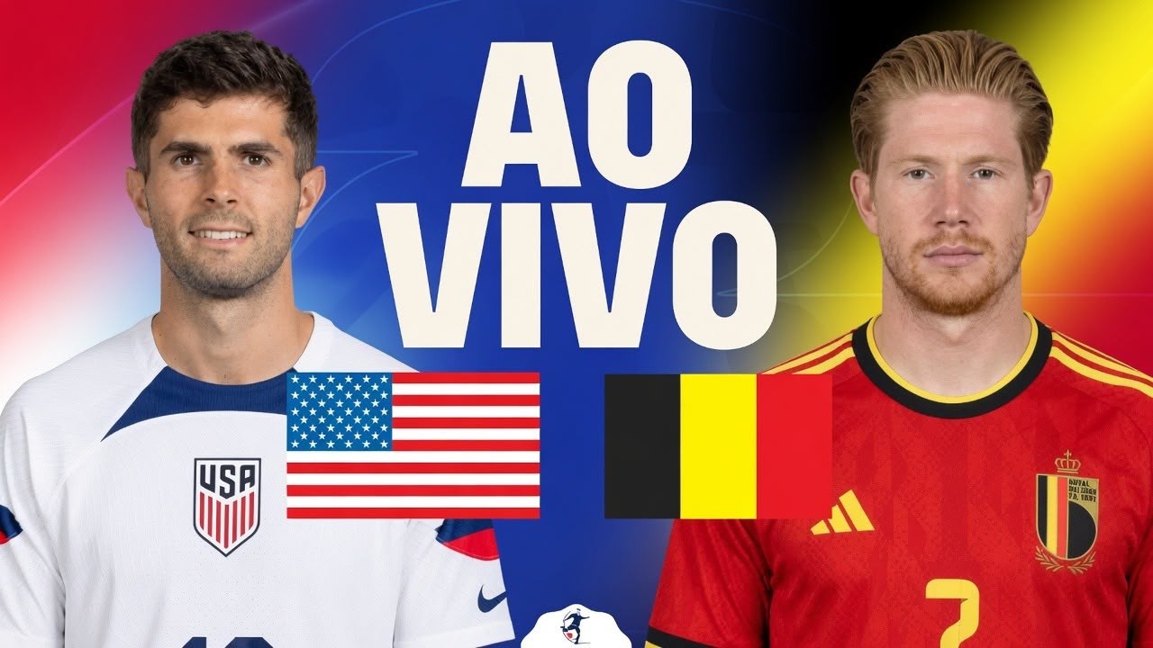 ESTADOS UNIDOS X BÉLGICA AO VIVO COPA I OITAVAS DE FINAL | REACT