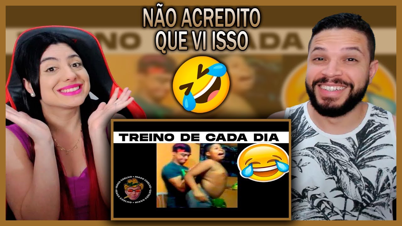 TENTE NÃO RIR | Vídeos Engraçados | Hiago Coelho (REACT)