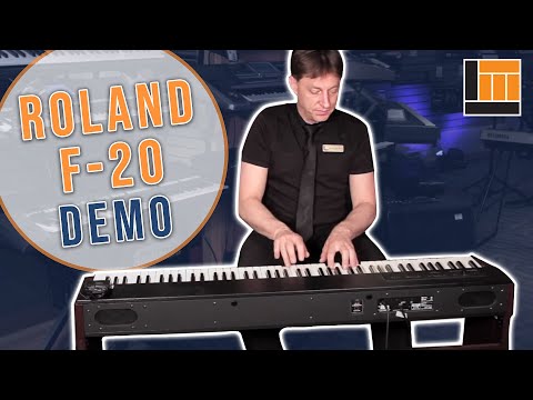 Roland F-20 Digital Piano [Product Demonstration]