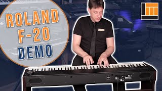 Roland F-20 Digital Piano [Product Demonstration]