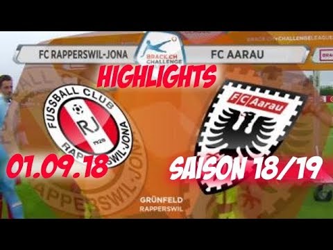 Highlights: Fc Rapperswil - Jona vs Fc Aarau (01.09.18)