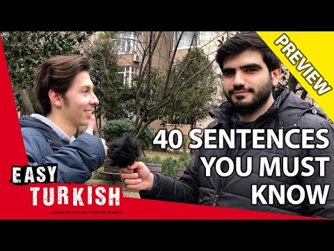 トルコ語で知っておきたい40の文章（予告編）｜超簡単トルコ語4 (40 sentences you MUST know in Turkish (Trailer) | Super Easy Turkish 4)