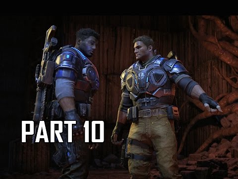 Gears of War 4 Walkthrough Part 10 - Elevator to Hell (Let's Play Gameplay Commentary)