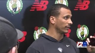 Joe Mazzulla's family member reacts to his success in the NBA