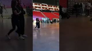 UFC 247 weigh in backstage!   Ring girls have arrived!