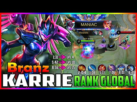 Super Fast Farming Speed!.! Karrie the Destroyer.. by 'BTR' Branz | Mobile Legends