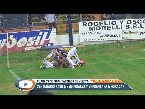 Resultados de las Ligas InterProvincial y Casildense - Imágenes Centenario 2 - Independiente 1