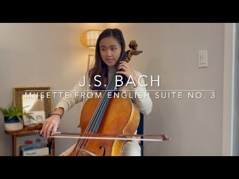 Musette from English Suite No. 3 (Cello Play Along) | Suzuki Cello Book 2