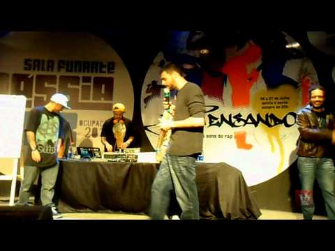 Batalha do Conhecimento & Calango Pensante - 3º Round - Mc Coé -RJ- vs, Mc Nauí -DF-