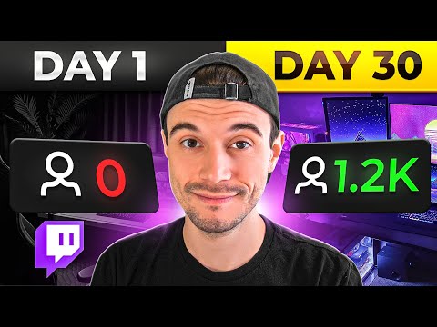 I Spent 30 Days Streaming on Twitch Starting with 0 Viewers...