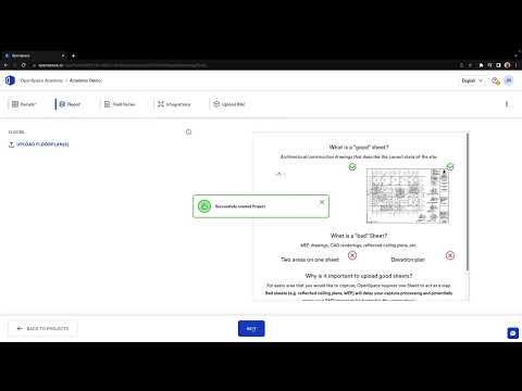 How to Create a Project in OpenSpace