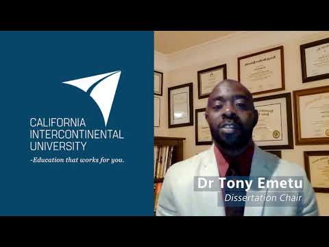 , title : 'Dr.  Tony Emetu on his Dissertation about African American education | Top Business School'